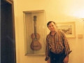 1997, Vienna (Austria), casa-museo e chitarra di Franz Schubert